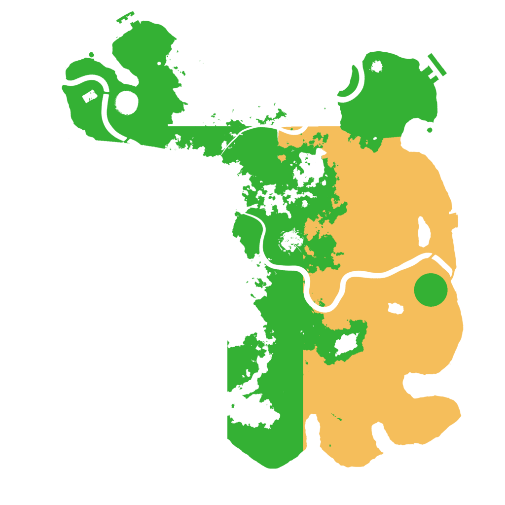 Biome Rust Map: Procedural Map, Size: 4000, Seed: 1376148229
