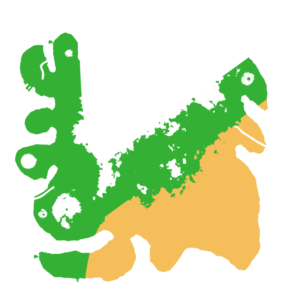 Biome Rust Map: Procedural Map, Size: 3500, Seed: 1599716429