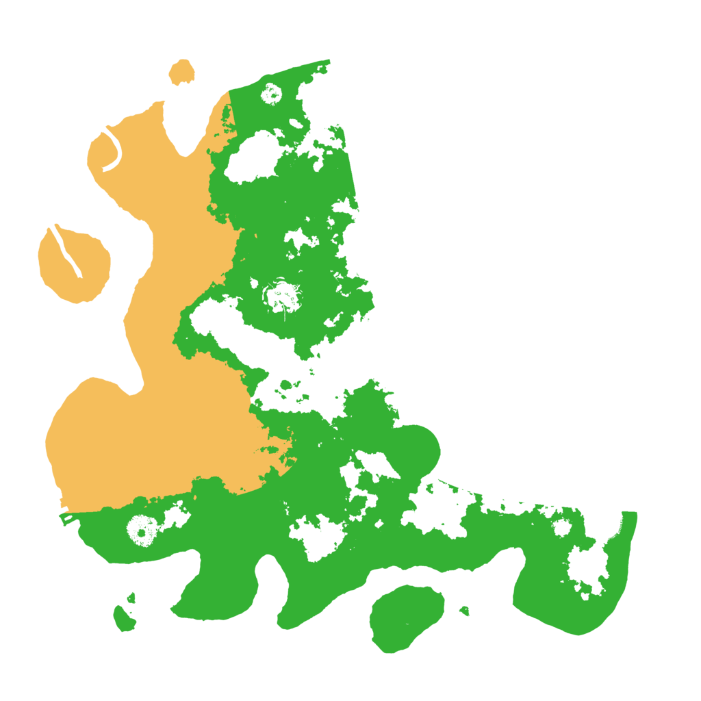 Biome Rust Map: Procedural Map, Size: 3500, Seed: 1040837858