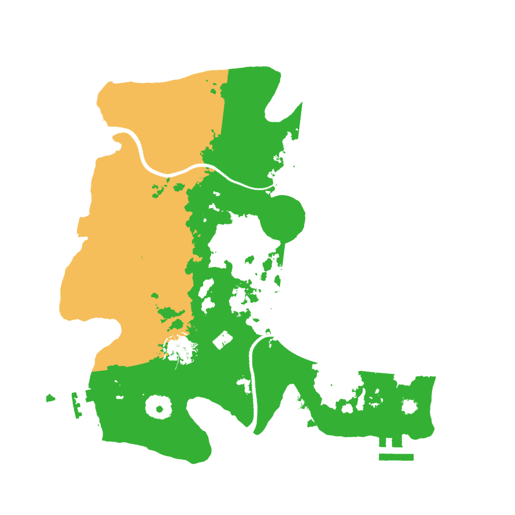 Biome Rust Map: Procedural Map, Size: 3000, Seed: 24448