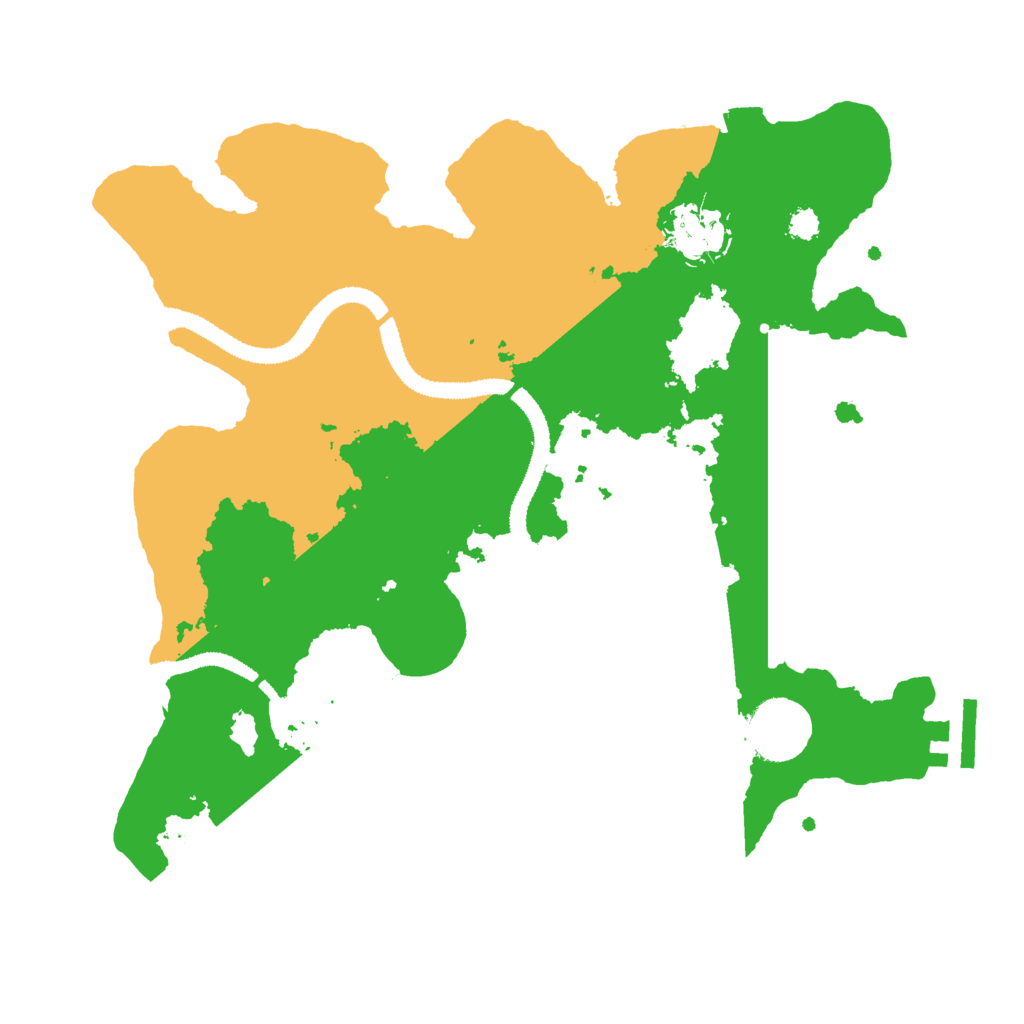 Biome Rust Map: Procedural Map, Size: 3000, Seed: 28567199