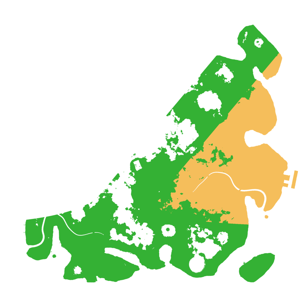 Biome Rust Map: Procedural Map, Size: 3450, Seed: 134454