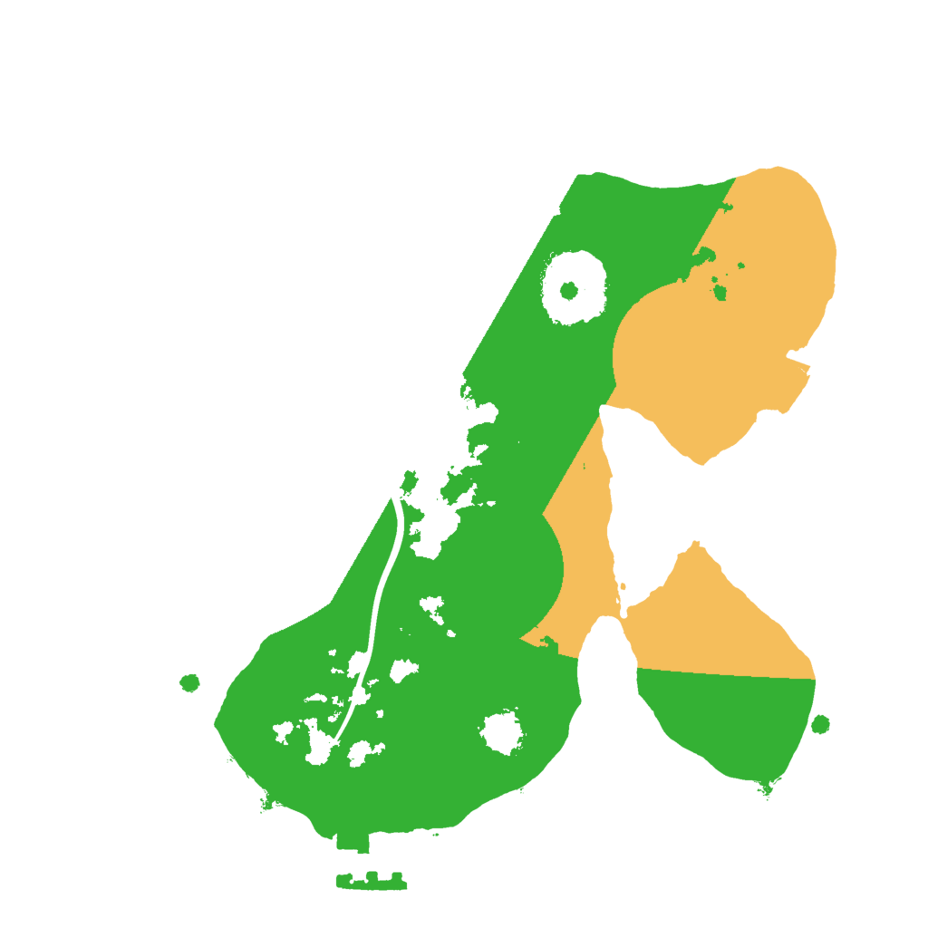 Biome Rust Map: Procedural Map, Size: 2000, Seed: 86596283