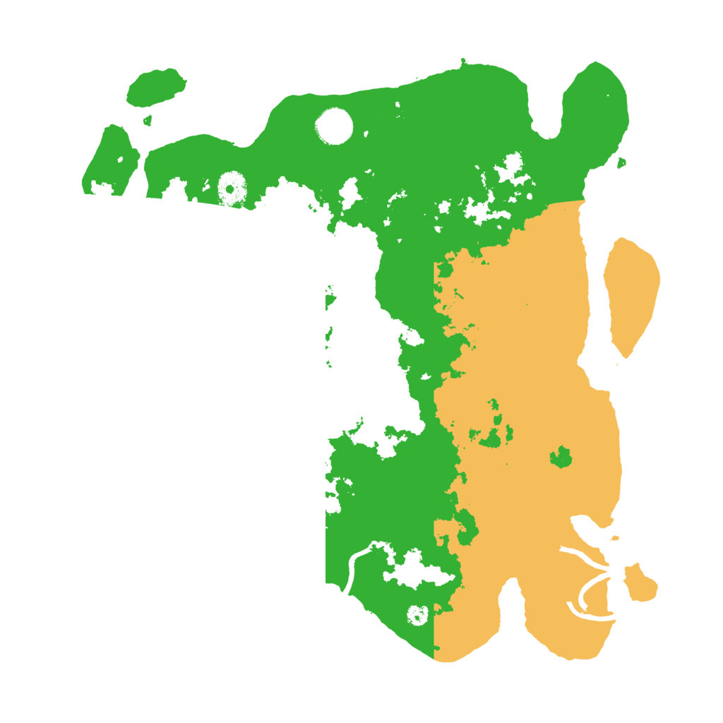 Biome Rust Map: Procedural Map, Size: 3500, Seed: 1376148229