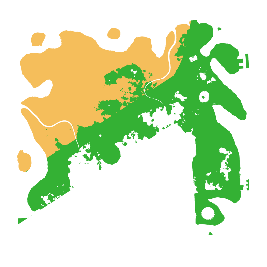 Biome Rust Map: Procedural Map, Size: 3700, Seed: 1162173652