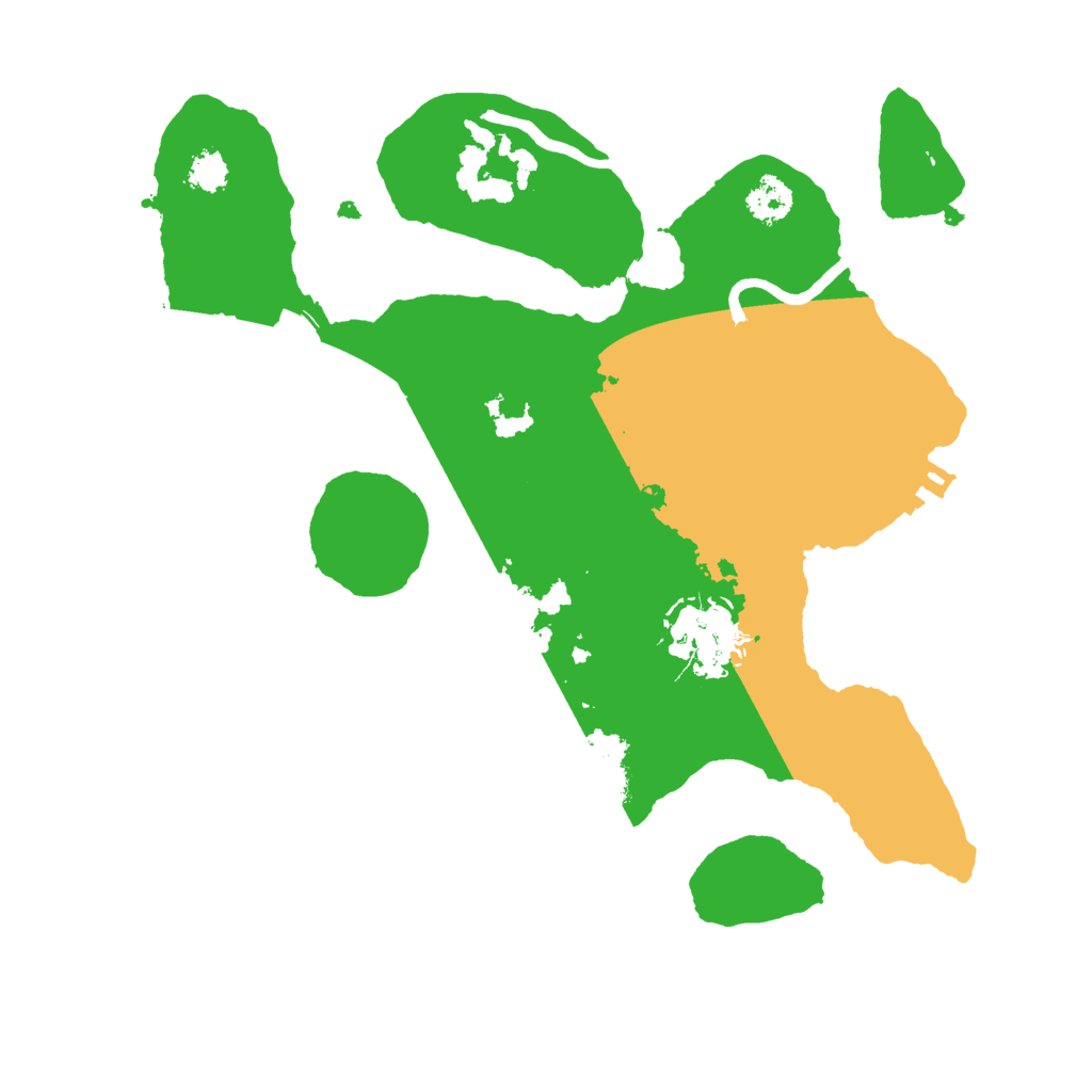 Biome Rust Map: Procedural Map, Size: 2500, Seed: 97380010