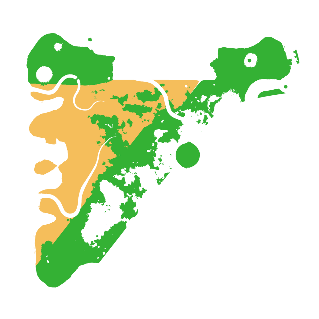 Biome Rust Map: Procedural Map, Size: 3500, Seed: 670068853