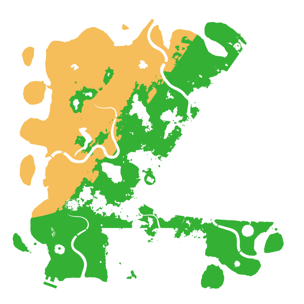Biome Rust Map: Procedural Map, Size: 4500, Seed: 512