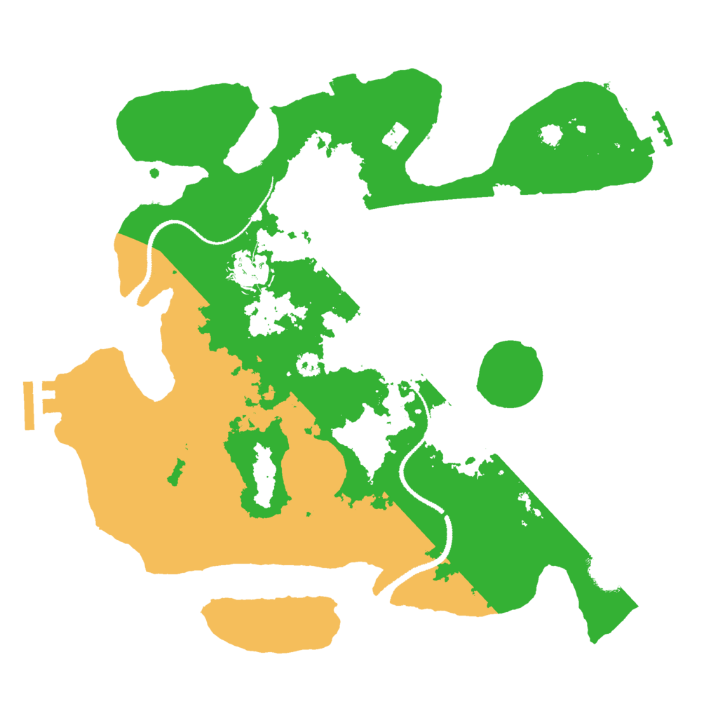 Biome Rust Map: Procedural Map, Size: 3000, Seed: 99121