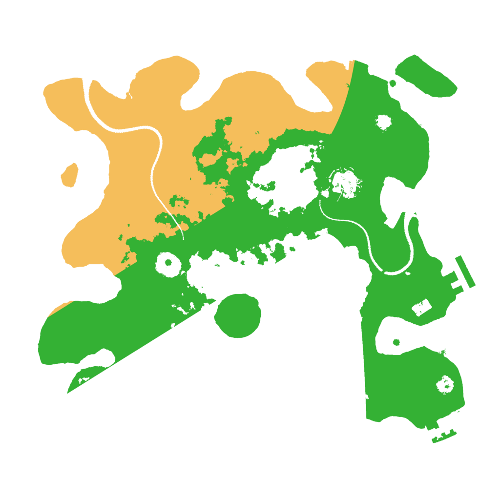 Biome Rust Map: Procedural Map, Size: 3000, Seed: 1300203562