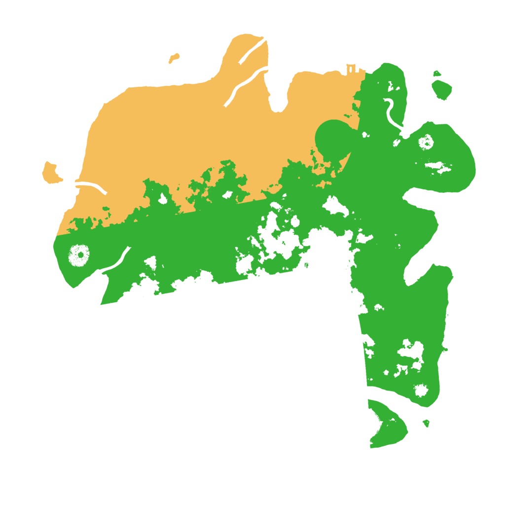 Biome Rust Map: Procedural Map, Size: 3500, Seed: 307894581