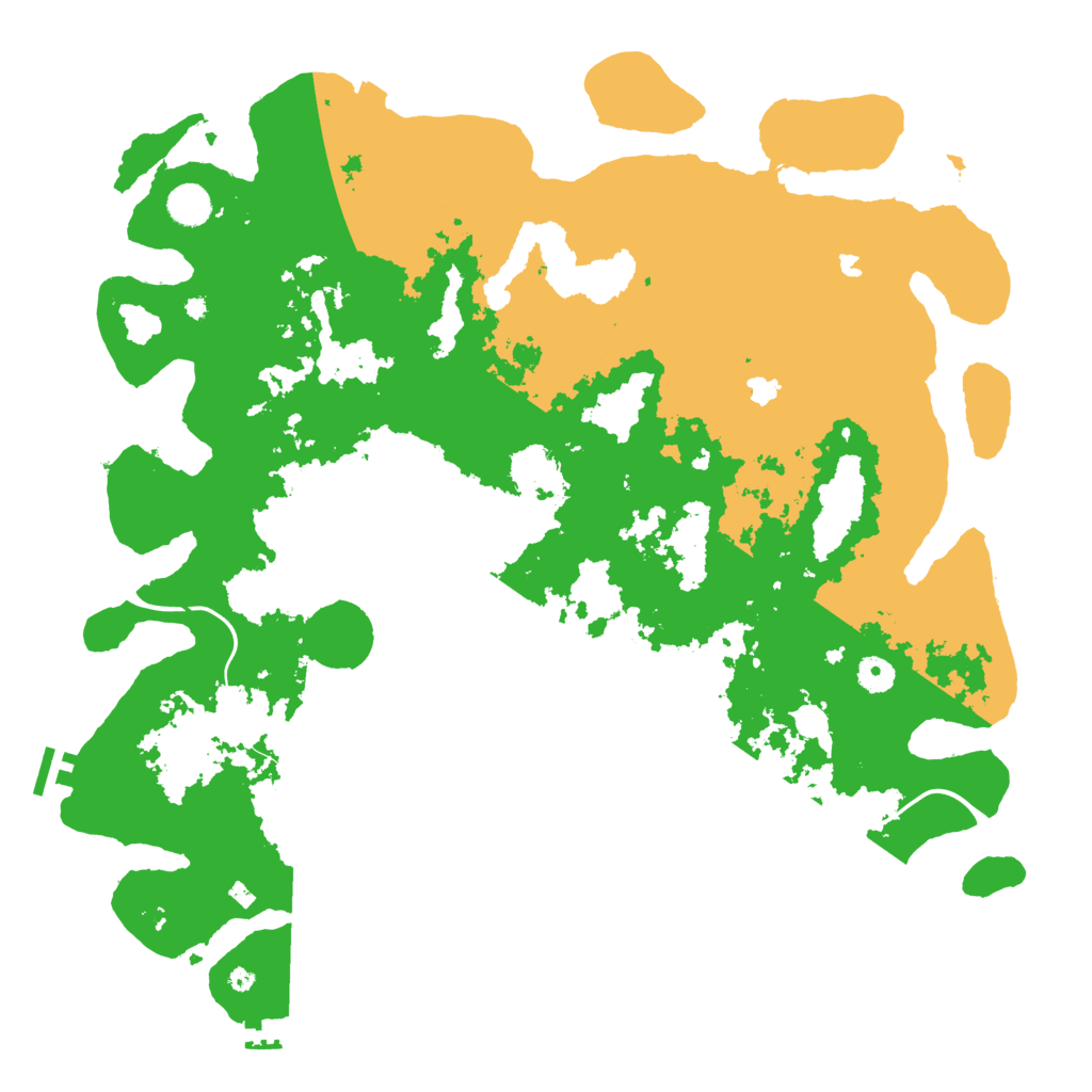 Biome Rust Map: Procedural Map, Size: 4500, Seed: 894632597