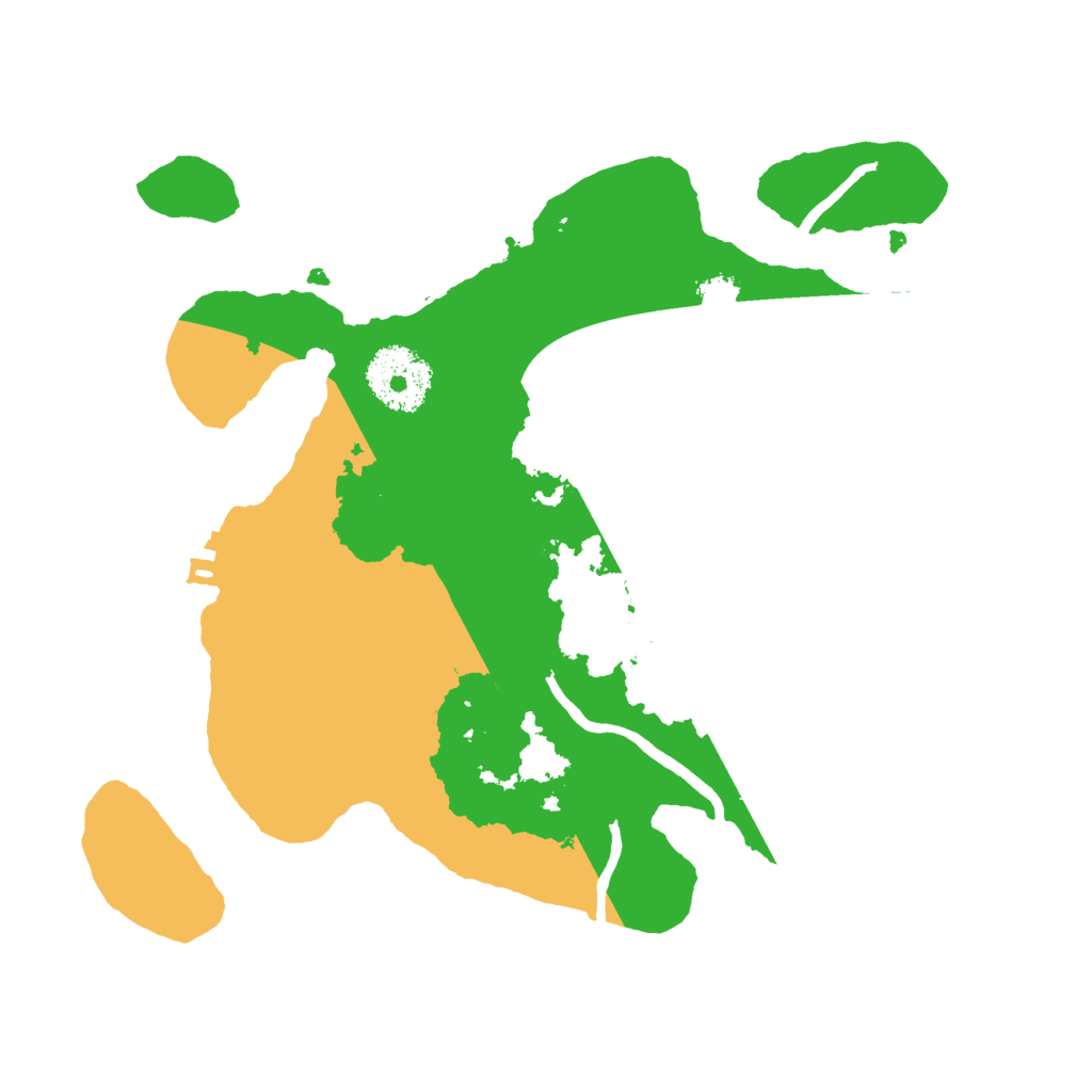 Biome Rust Map: Procedural Map, Size: 2600, Seed: 133336658