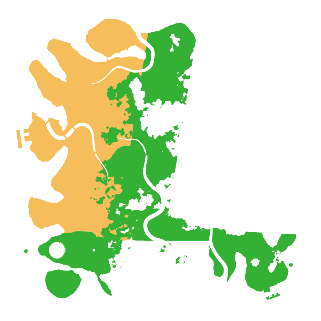 Biome Rust Map: Procedural Map, Size: 3500, Seed: 5647823