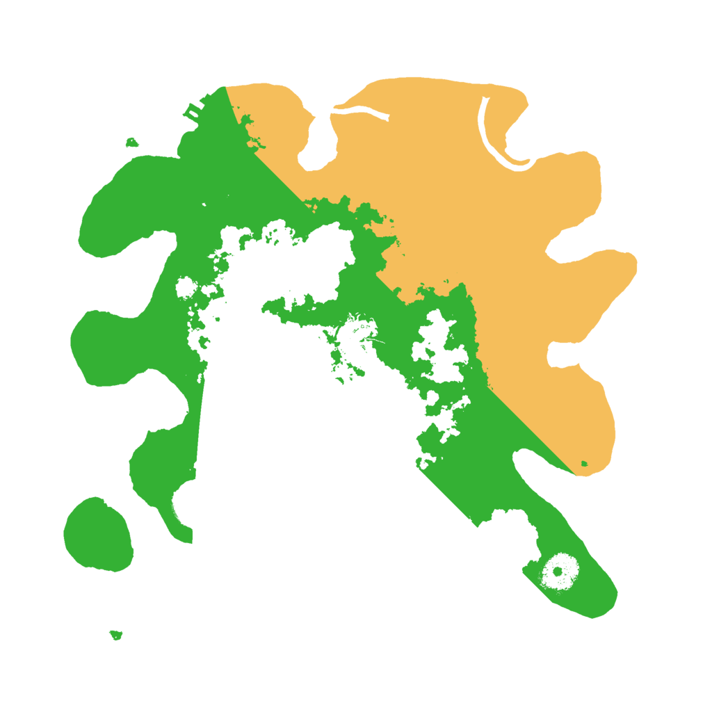 Biome Rust Map: Procedural Map, Size: 3000, Seed: 1072385