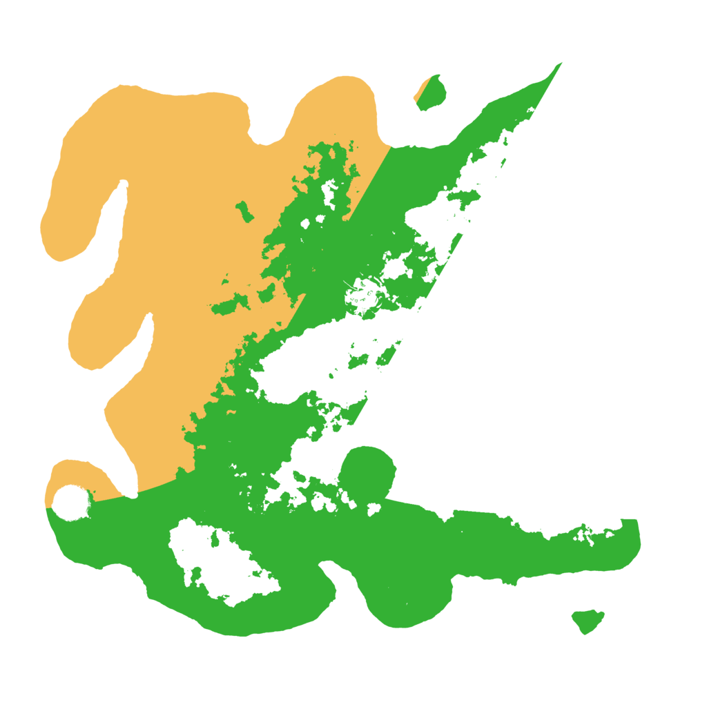 Biome Rust Map: Barren, Size: 3500, Seed: 50500