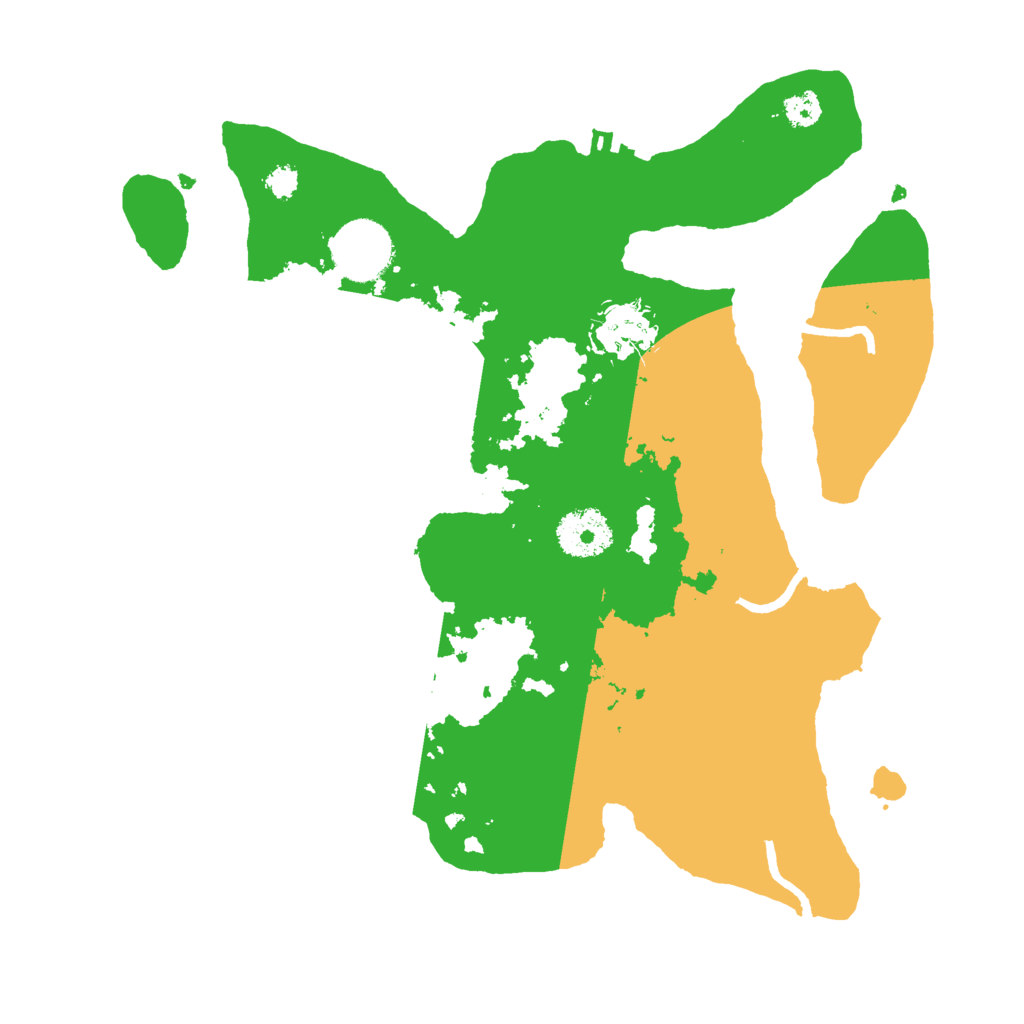 Biome Rust Map: Procedural Map, Size: 3000, Seed: 143424622