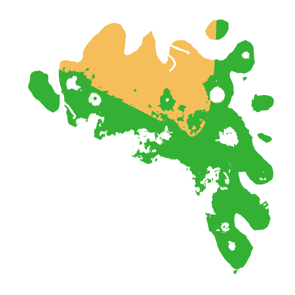 Biome Rust Map: Procedural Map, Size: 3500, Seed: 93666366