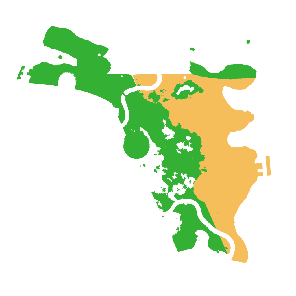 Biome Rust Map: Procedural Map, Size: 3000, Seed: 1234567892