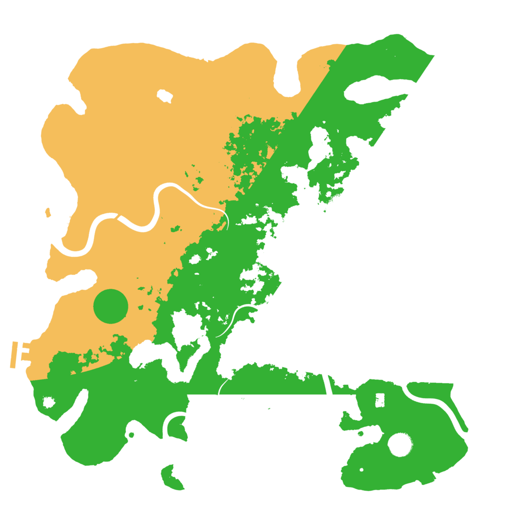 Biome Rust Map: Procedural Map, Size: 4000, Seed: 1989487383
