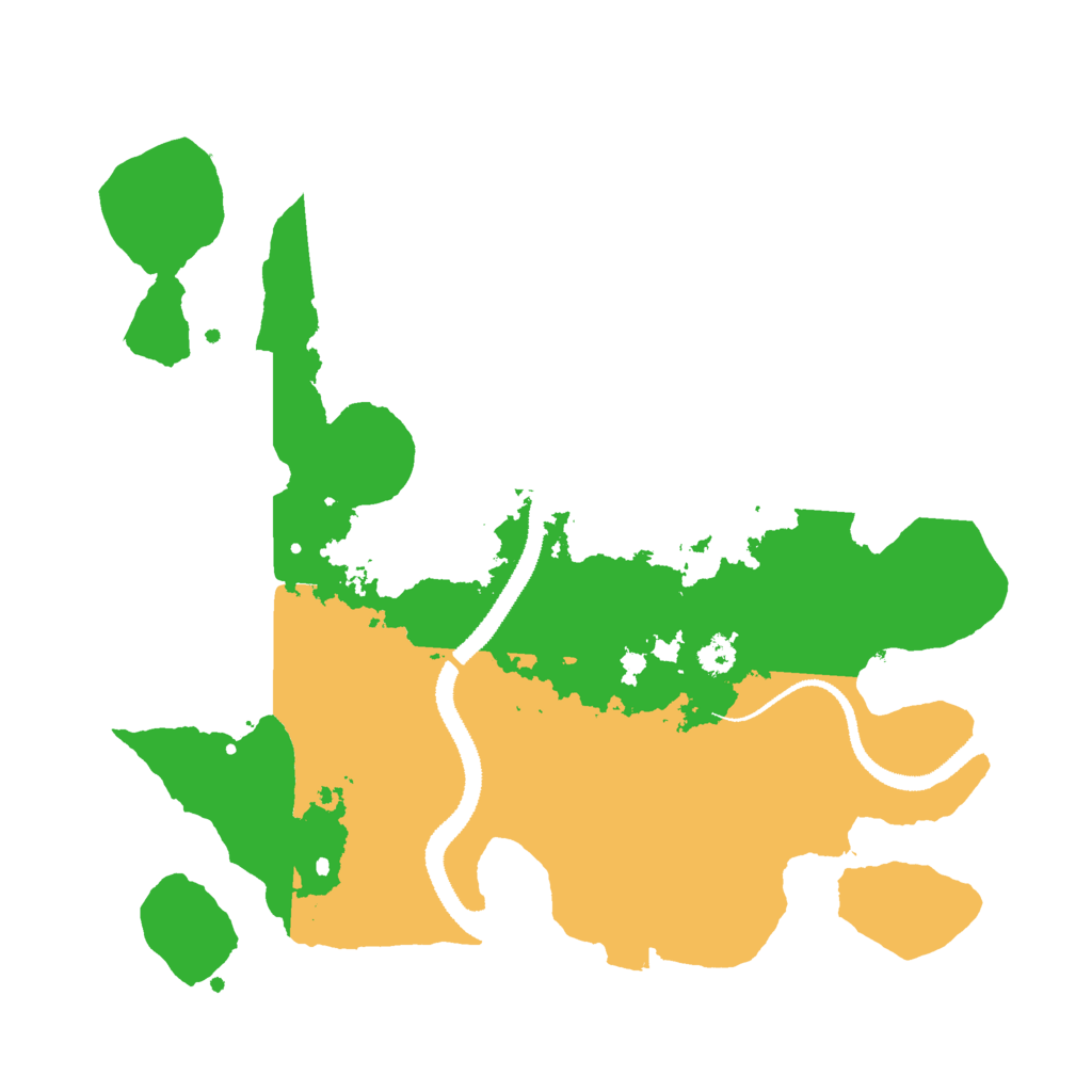 Biome Rust Map: Procedural Map, Size: 3000, Seed: 425742507