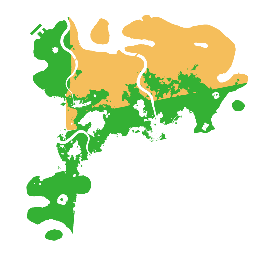Biome Rust Map: Procedural Map, Size: 3800, Seed: 1236