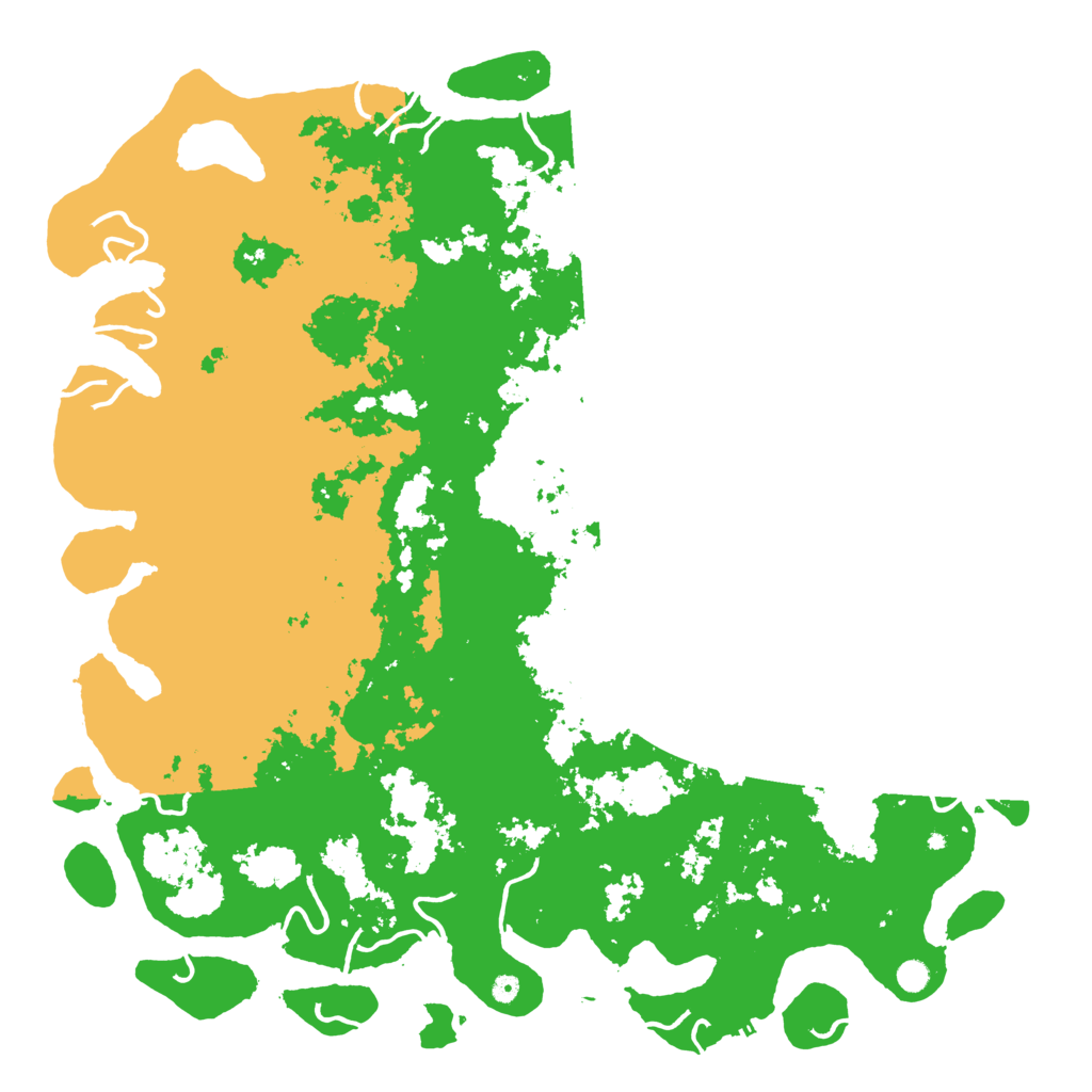 Biome Rust Map: Procedural Map, Size: 6000, Seed: 132