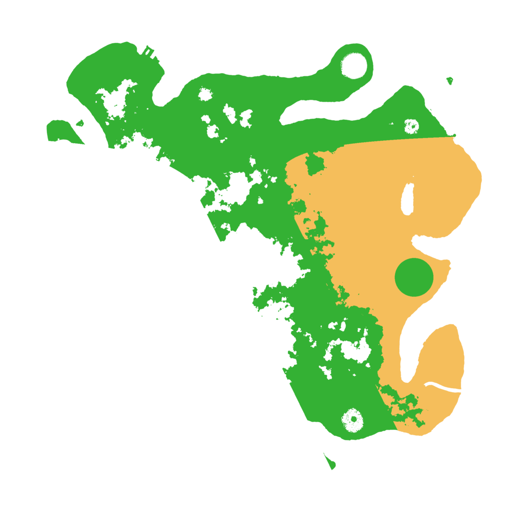 Biome Rust Map: Procedural Map, Size: 3500, Seed: 521124651