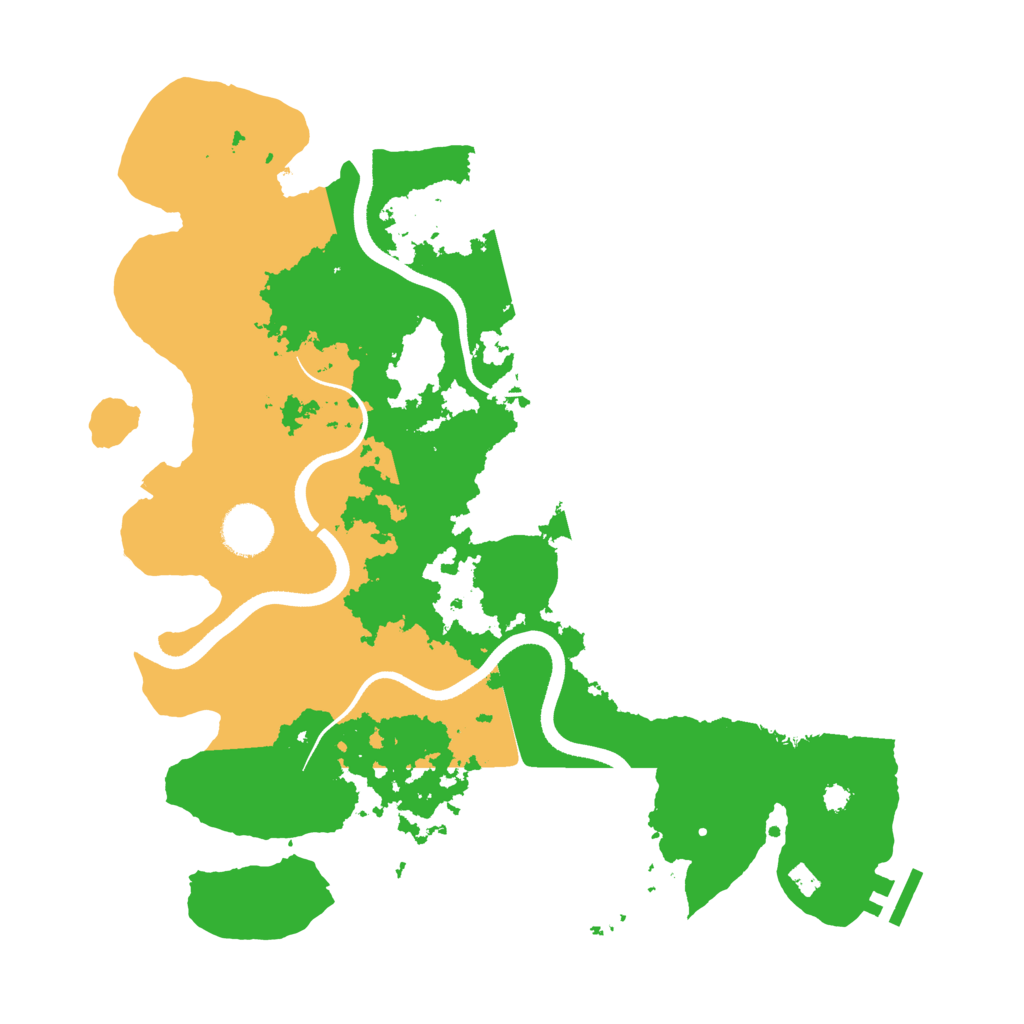 Biome Rust Map: Procedural Map, Size: 3500, Seed: 1796089882