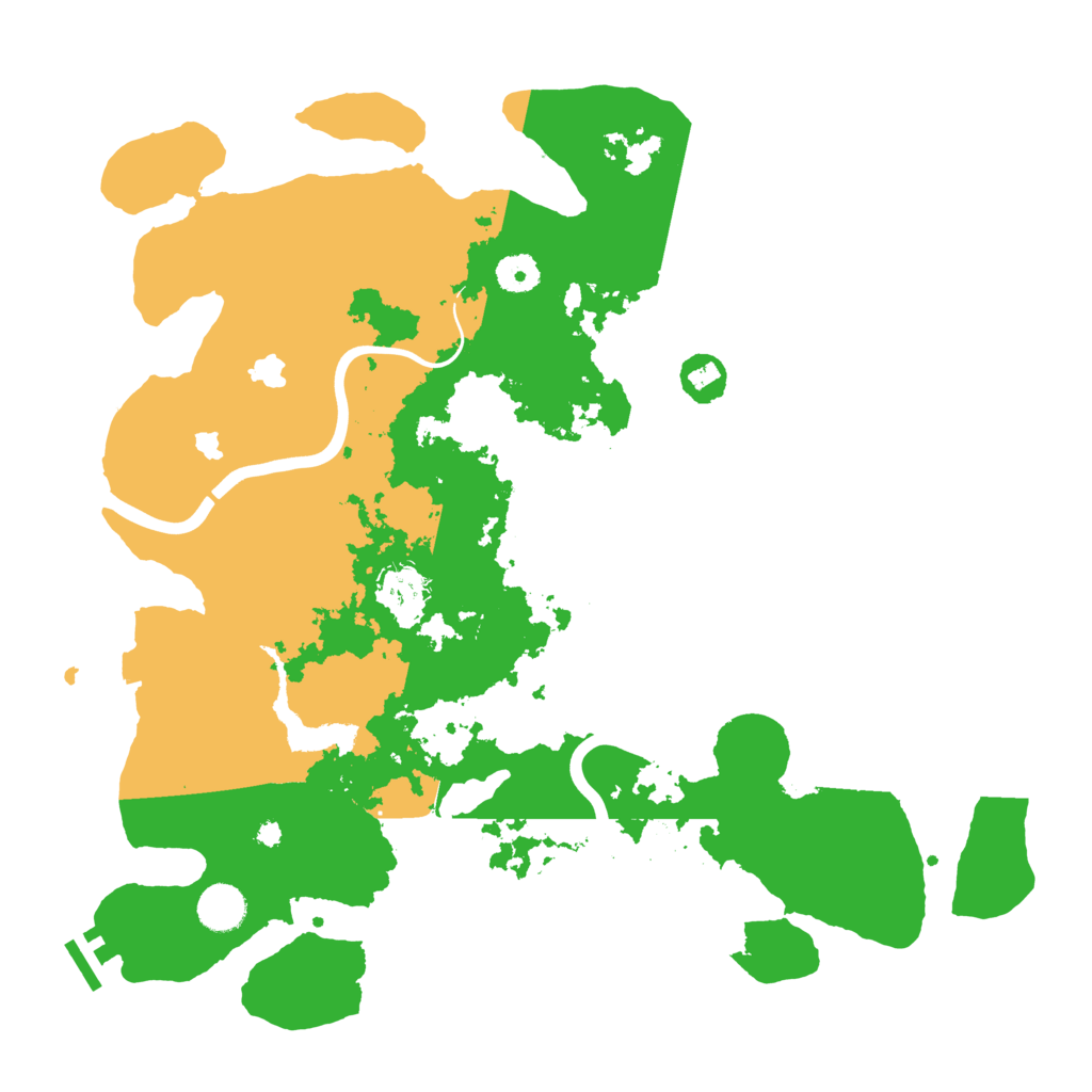 Biome Rust Map: Procedural Map, Size: 4000, Seed: 219668