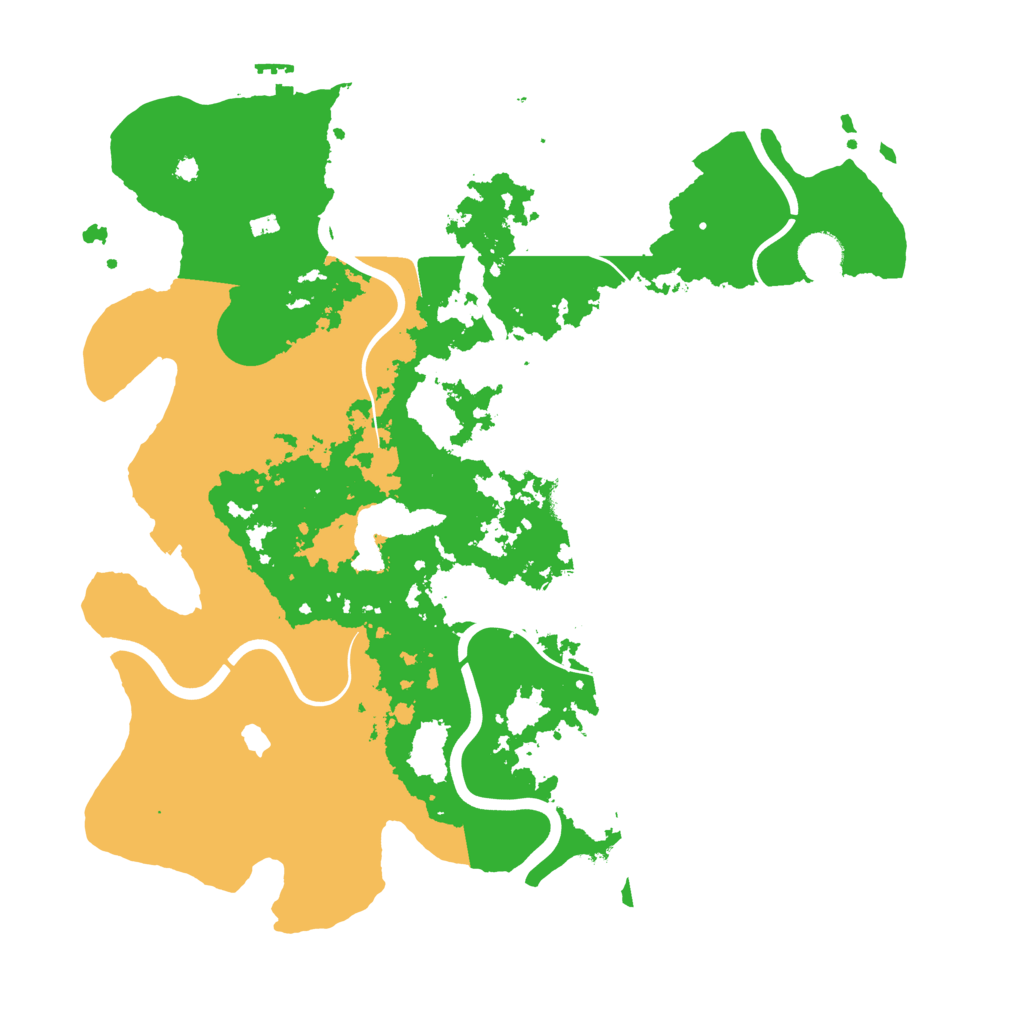 Biome Rust Map: Procedural Map, Size: 4000, Seed: 416054