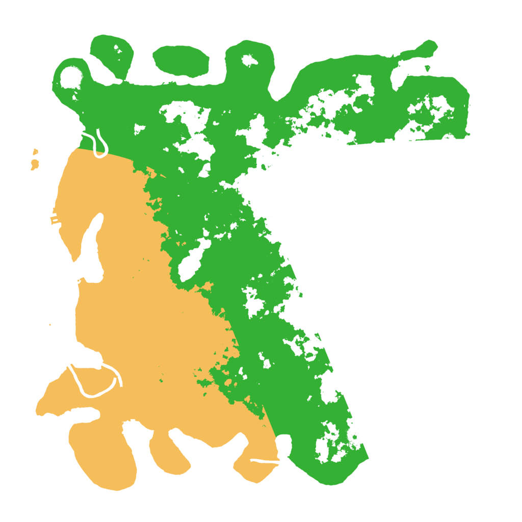Biome Rust Map: Procedural Map, Size: 4300, Seed: 421031349