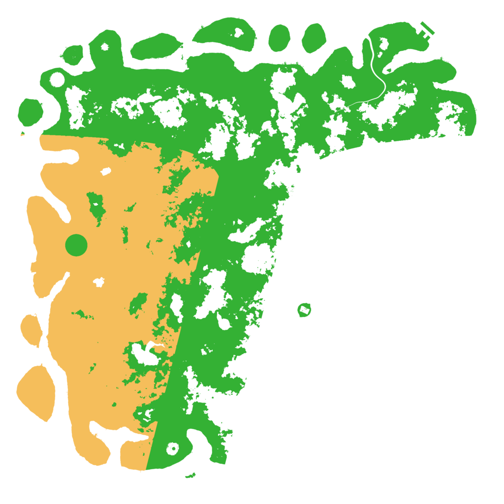 Biome Rust Map: Procedural Map, Size: 6000, Seed: 17273