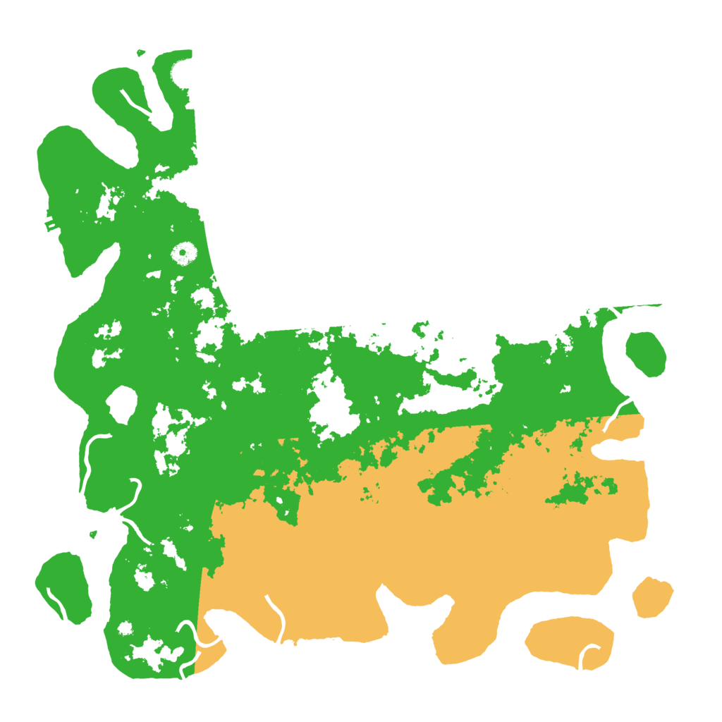 Biome Rust Map: Procedural Map, Size: 4500, Seed: 826434534