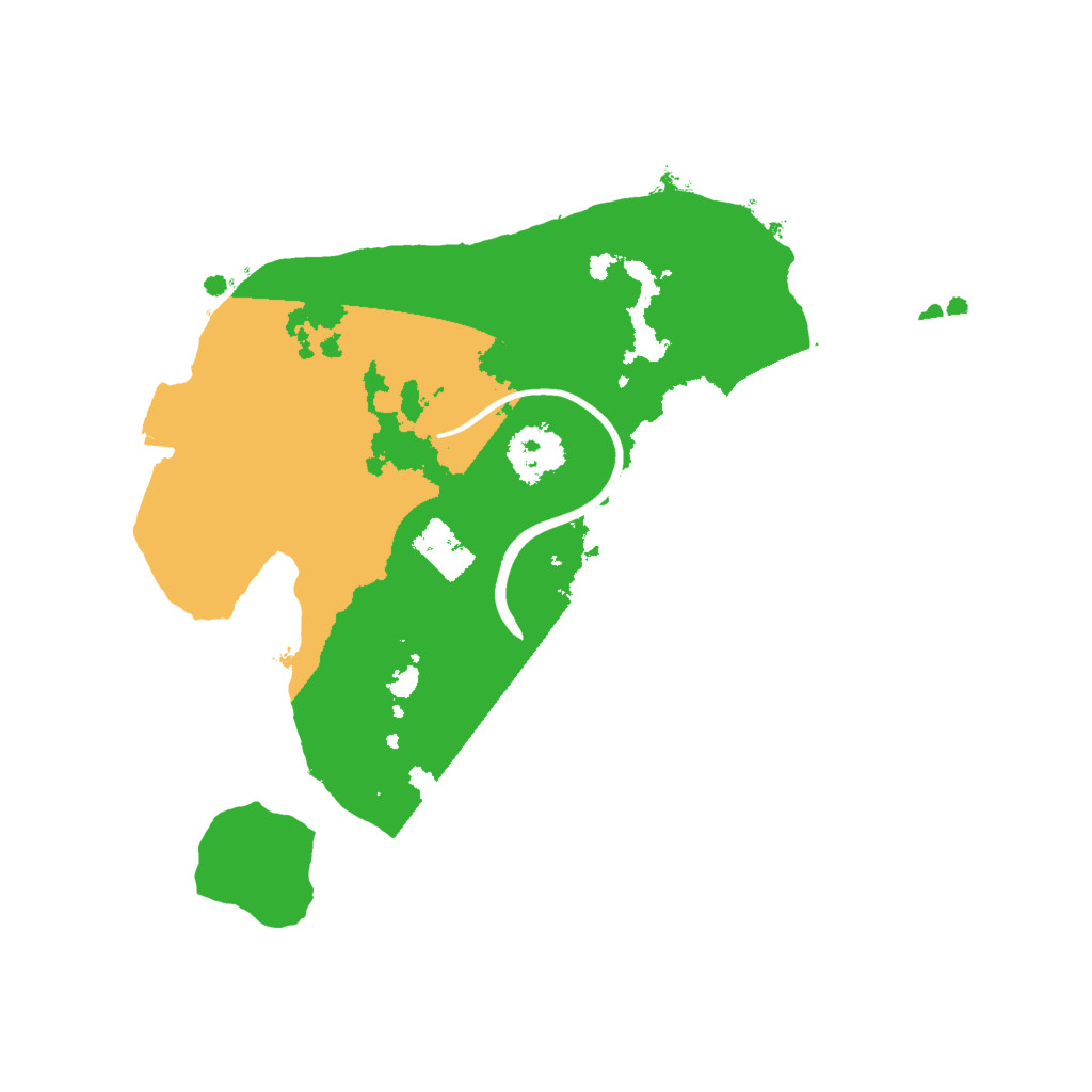 Biome Rust Map: Procedural Map, Size: 2000, Seed: 1270250772
