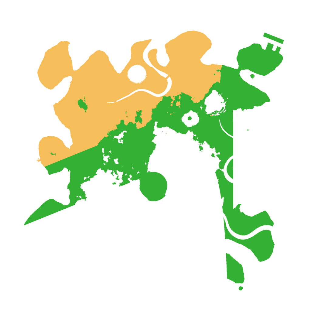 Biome Rust Map: Procedural Map, Size: 3000, Seed: 17716