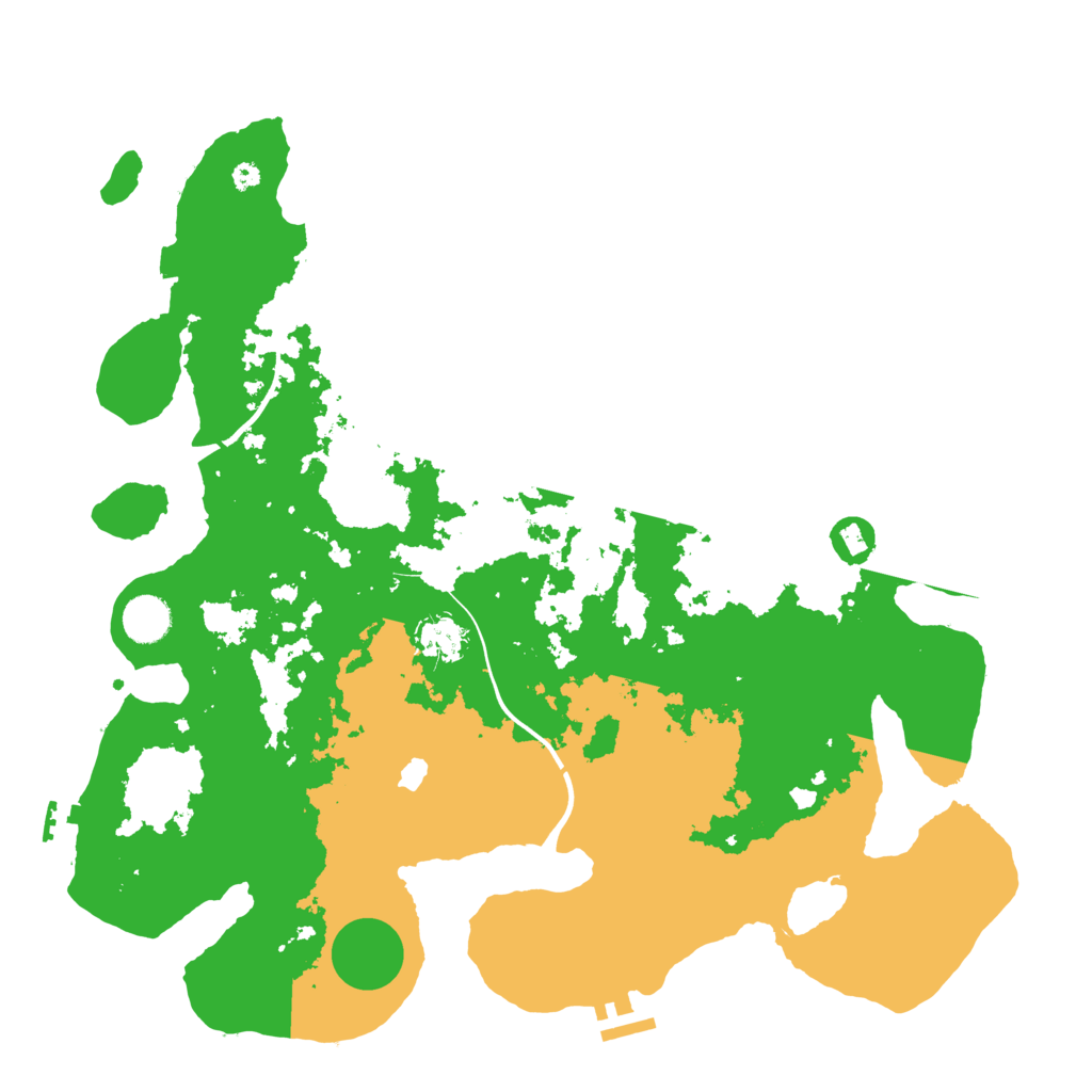 Biome Rust Map: Procedural Map, Size: 4000, Seed: 3939