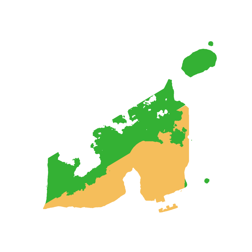 Biome Rust Map: Procedural Map, Size: 2000, Seed: 420420