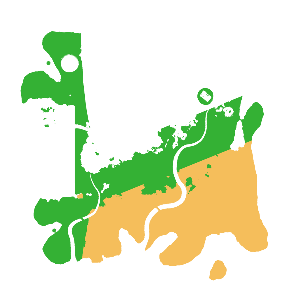 Biome Rust Map: Procedural Map, Size: 3000, Seed: 494357369