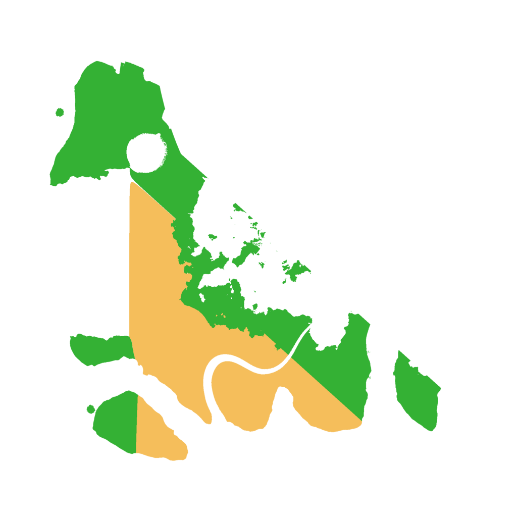 Biome Rust Map: Procedural Map, Size: 2500, Seed: 69686730