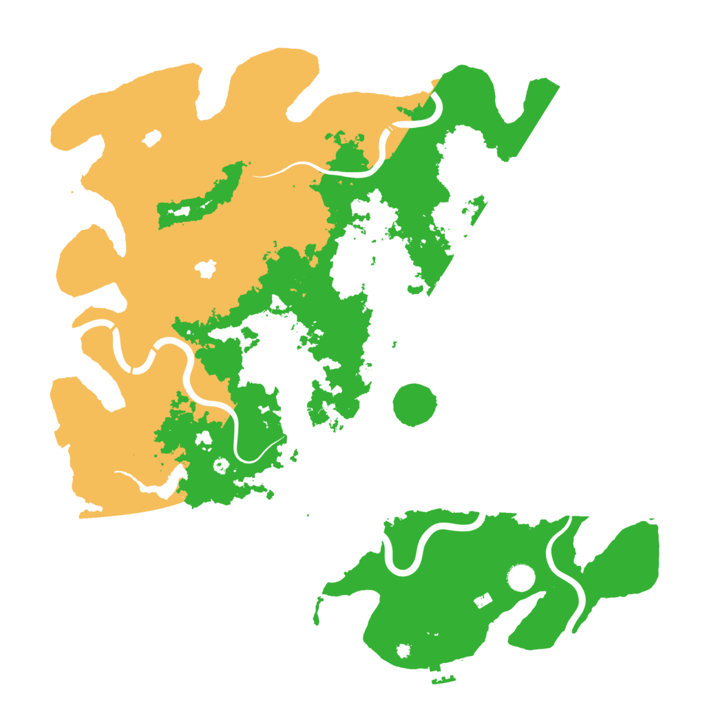 Biome Rust Map: Procedural Map, Size: 4500, Seed: 34564