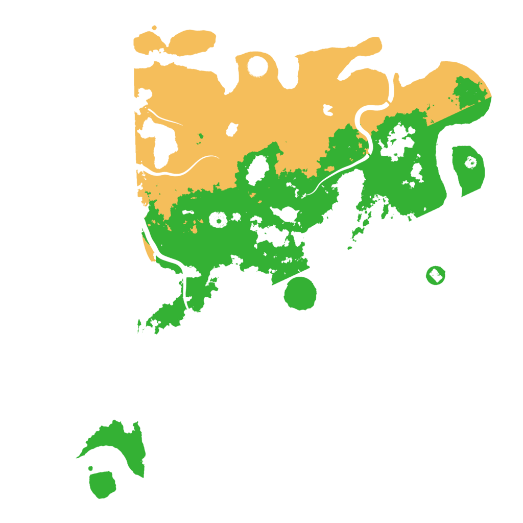 Biome Rust Map: Procedural Map, Size: 4500, Seed: 481478361