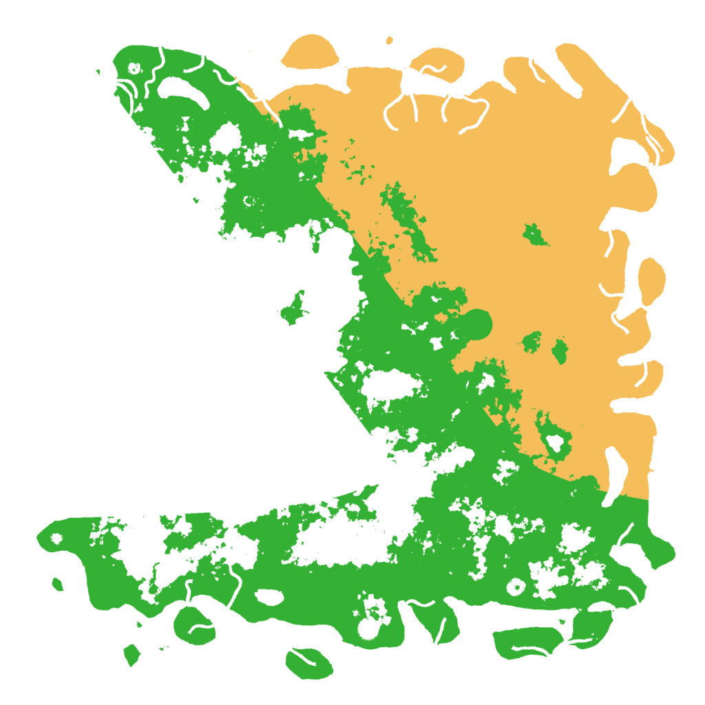 Biome Rust Map: Procedural Map, Size: 6000, Seed: 488601562