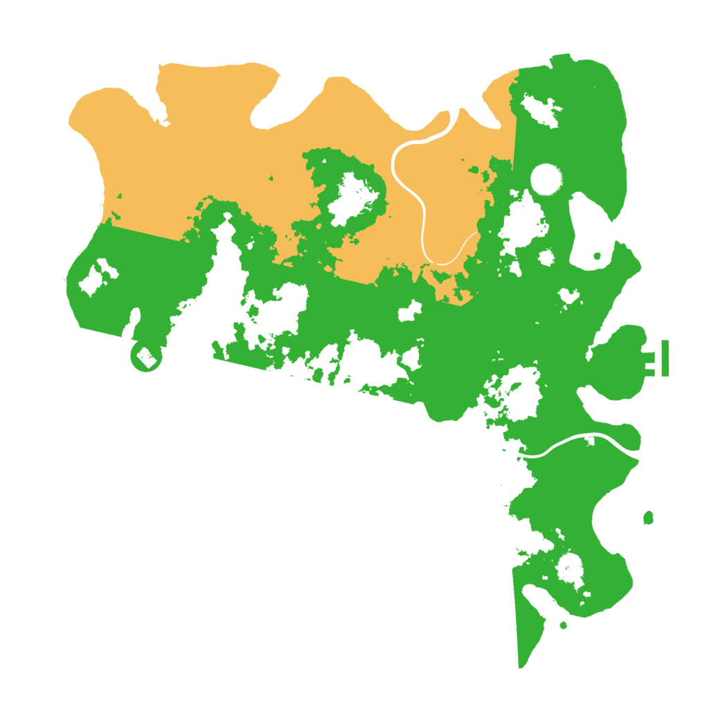 Biome Rust Map: Procedural Map, Size: 3950, Seed: 1253643764