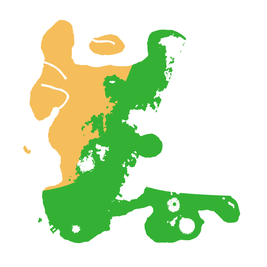 Biome Rust Map: Procedural Map, Size: 3000, Seed: 75037606