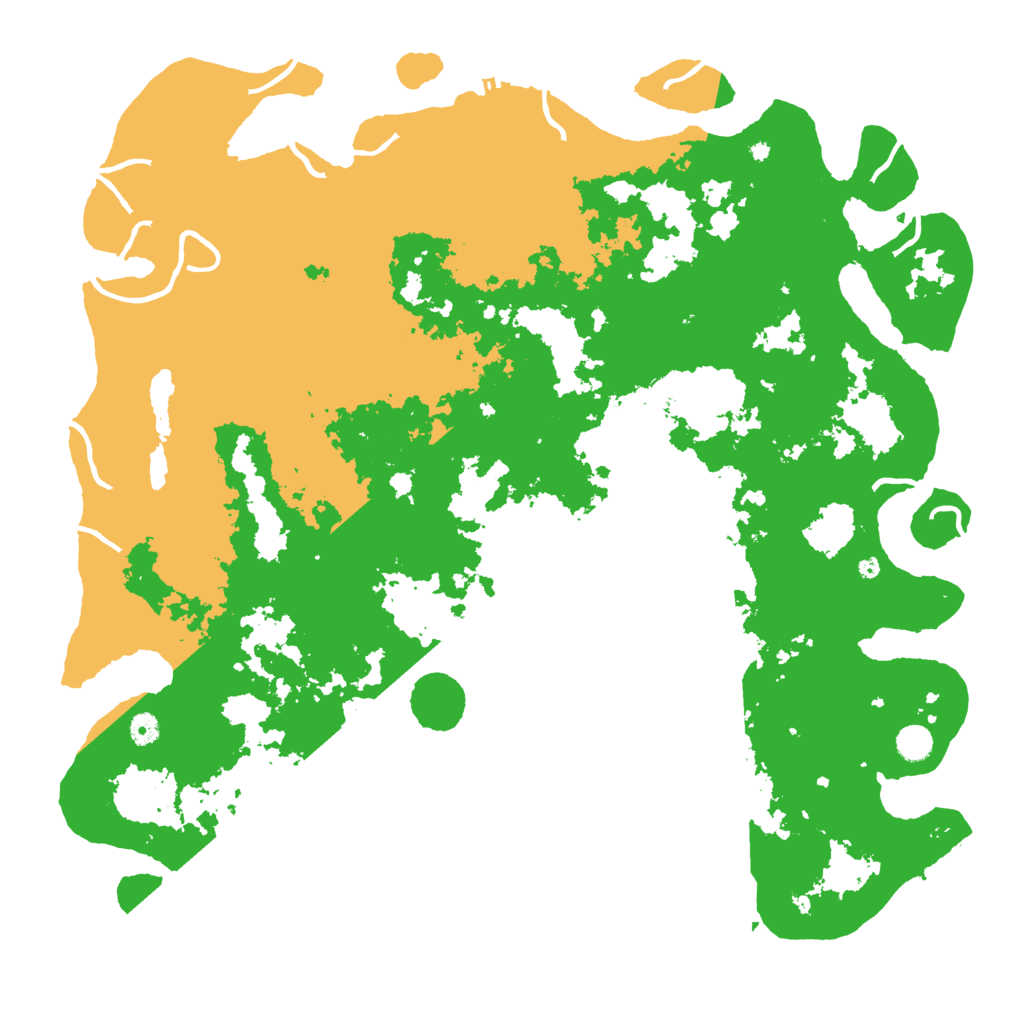 Biome Rust Map: Procedural Map, Size: 5000, Seed: 1234566