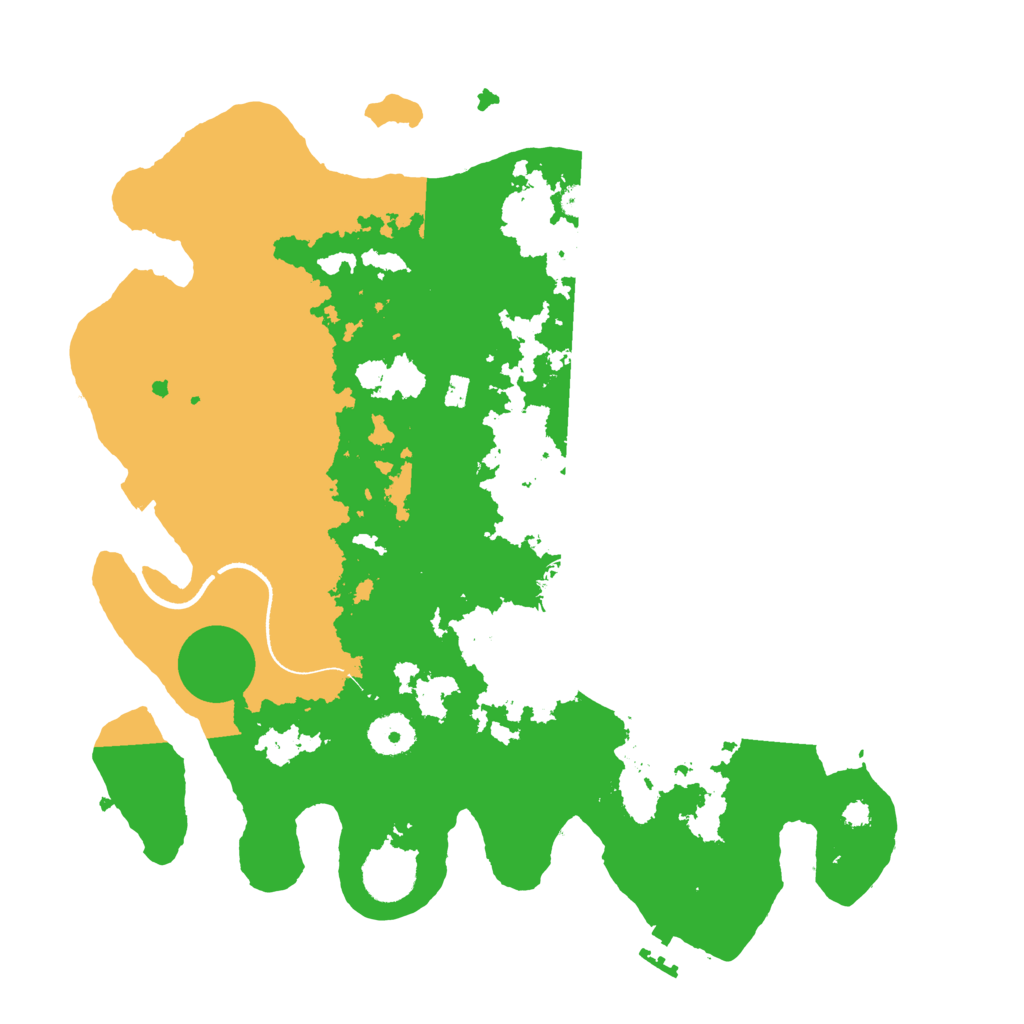 Biome Rust Map: Procedural Map, Size: 3500, Seed: 7458722