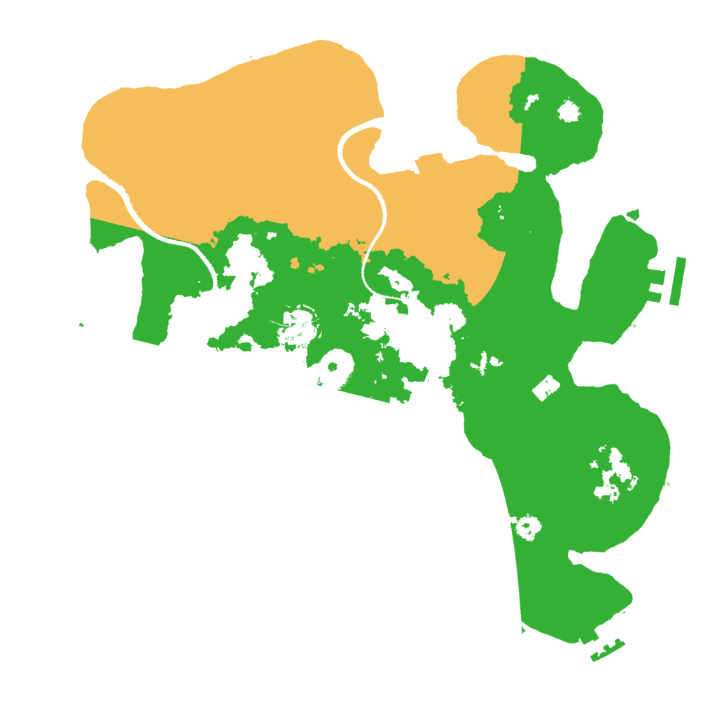 Biome Rust Map: Procedural Map, Size: 3000, Seed: 40033243