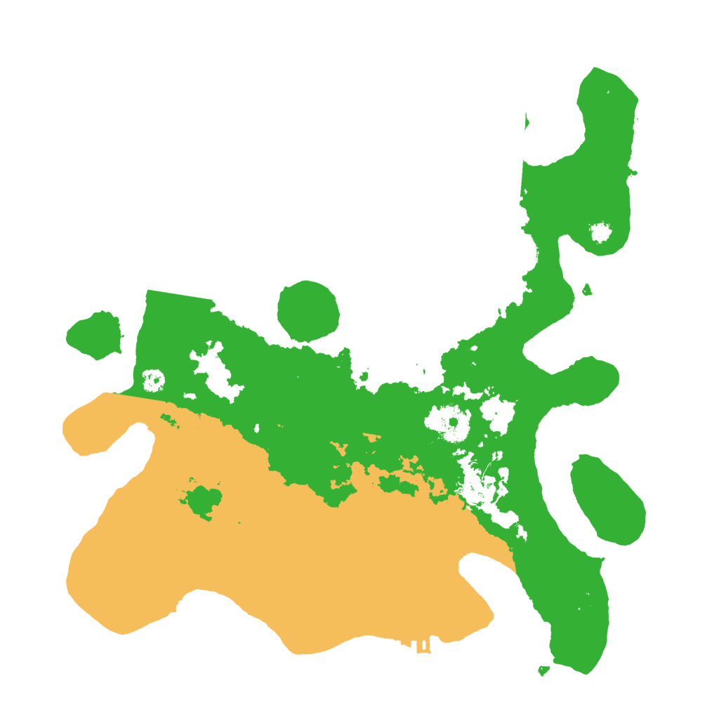 Biome Rust Map: Procedural Map, Size: 3200, Seed: 41