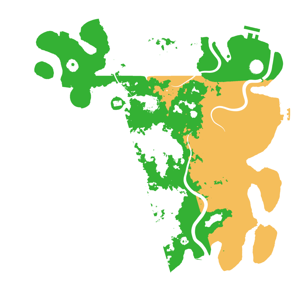 Biome Rust Map: Procedural Map, Size: 3800, Seed: 22854